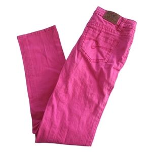 Nwot Justice Pink Denim Premium Jrans Size 12 Regular Girls